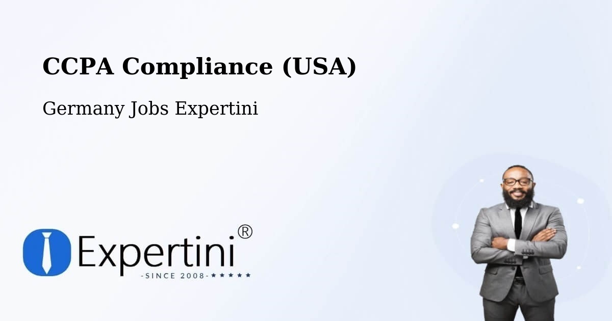 CCPA Privacy Rights & Compliance Notice – Kropstädt - Germany Jobs Expertini