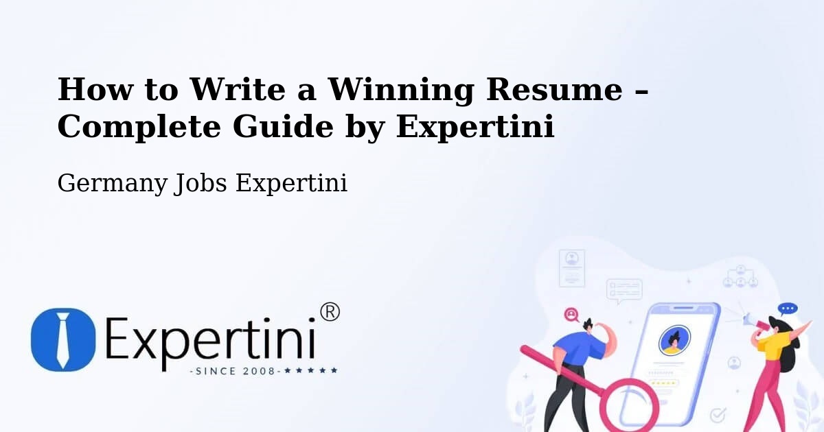 Resume Writing Guide for Job Seekers – Kropstädt - Kropstädt, Germany Jobs Expertini